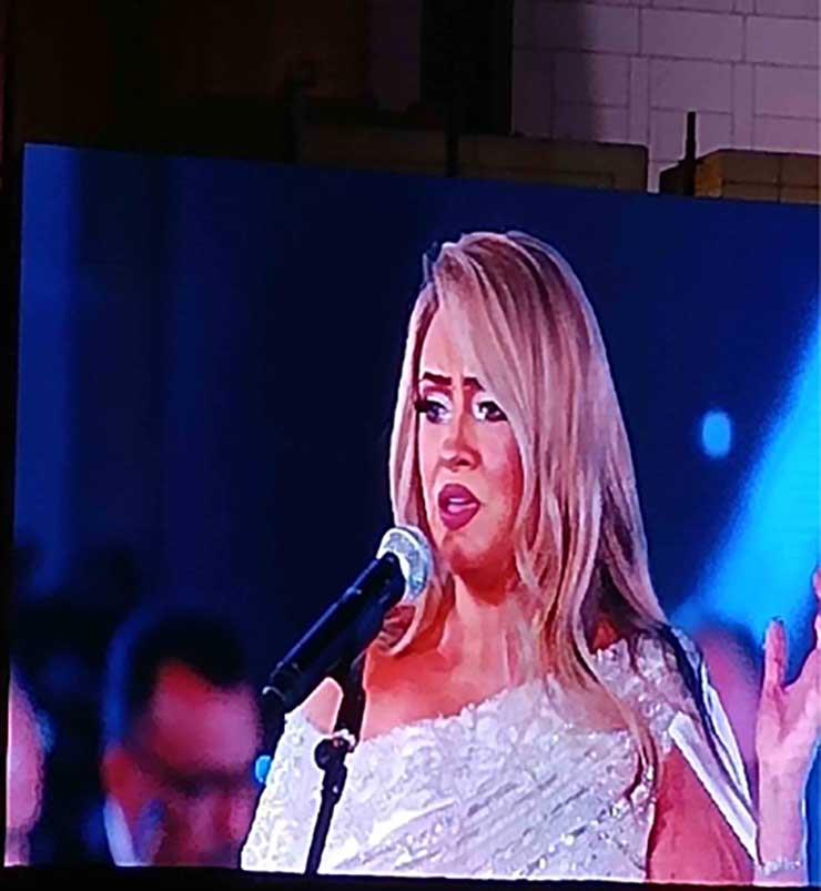 سارة سحاب في حفل الموسيقى العربية