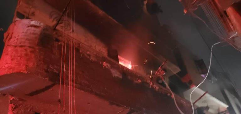 حريق يلتهم شقة سكنية في أسيوط 