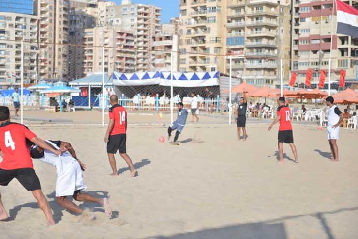 مباريات كرة القدم الشاطئية في الإسكندرية