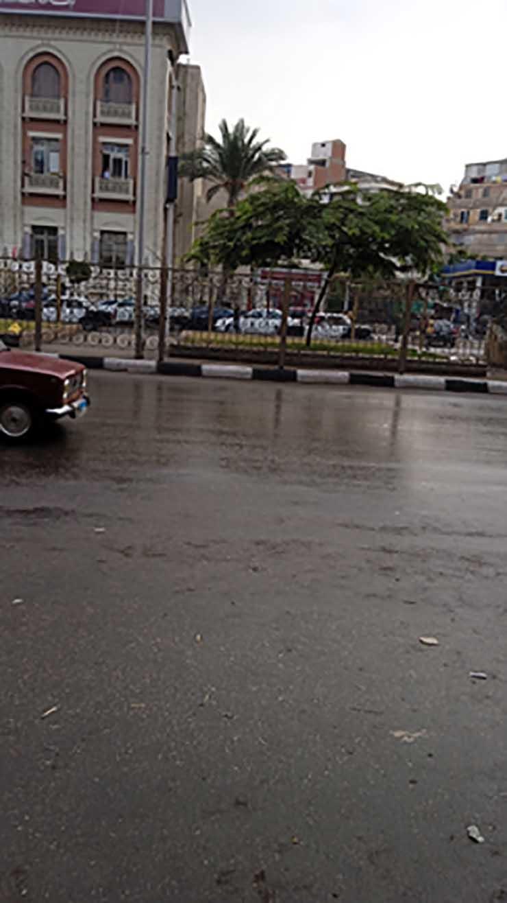 أمطار غزيرة على محافظة الغربية 