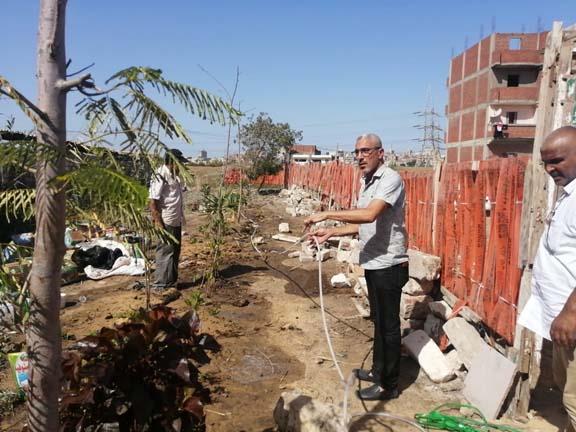 إزالة التعديات على شبكة مياه الشرب بالإسكندرية (1)