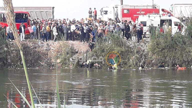 ضحايا حادث ميني باص الدقهلية داخل المشرحة