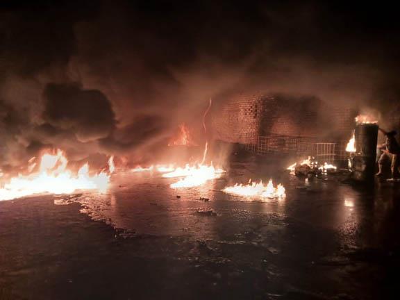 السيطرة على حريق بمخزن زيوت في أسيوط