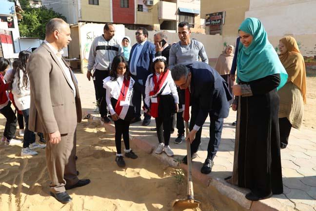 إطلاق مبادرة الركن الاخضر في مدارس الوادي الجديد (3)