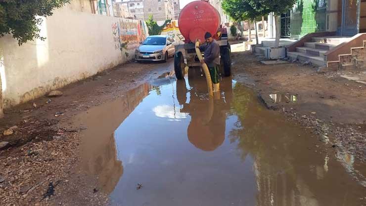 سقوط أمطار في سيدي سالم ومصيف بلطيم