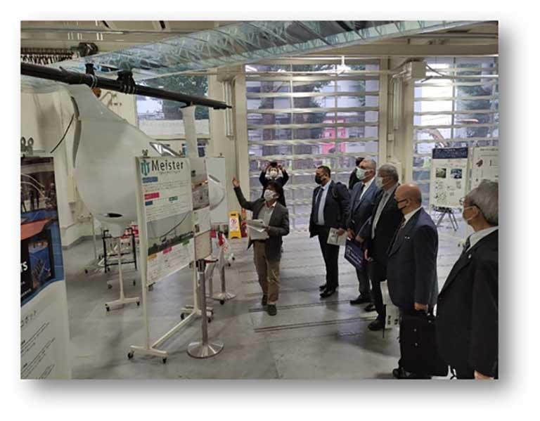 رئيس الجامعة اليابانية يزور اليابان  عمرو عدلي