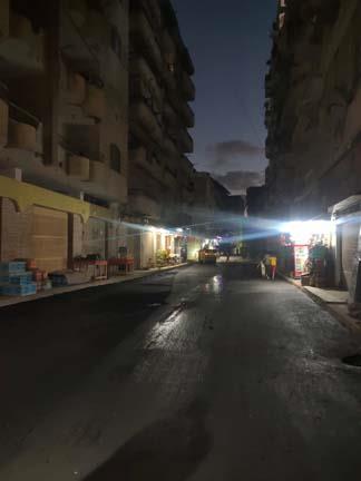 إنجاز 85% من رصف 9 شوارع بالعجمي في الإسكندرية (1)