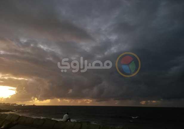 الغيوم تغطي سماء الإسكندرية