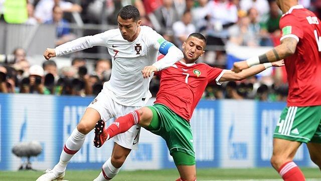 مباراة المغرب أمام نظيره البرتغال