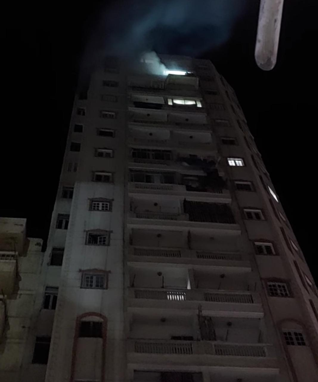 انفجار اسطوانة بوتاجاز في الإسكندرية (1)