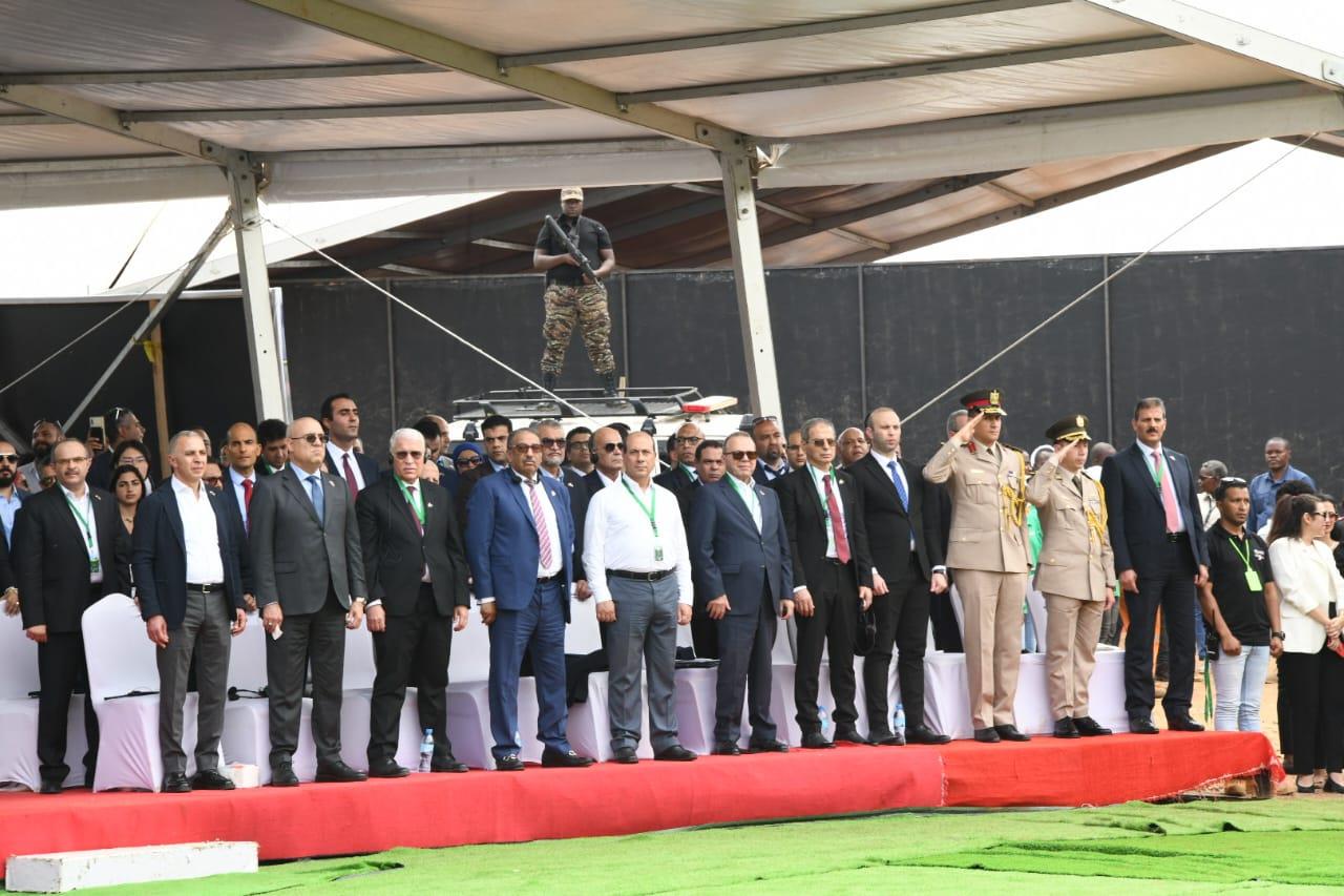 وزيرا ​الخارجية والإسكان يشاركان في احتفالية بدء الملء الأول لخزان سد جوليوس نيريري