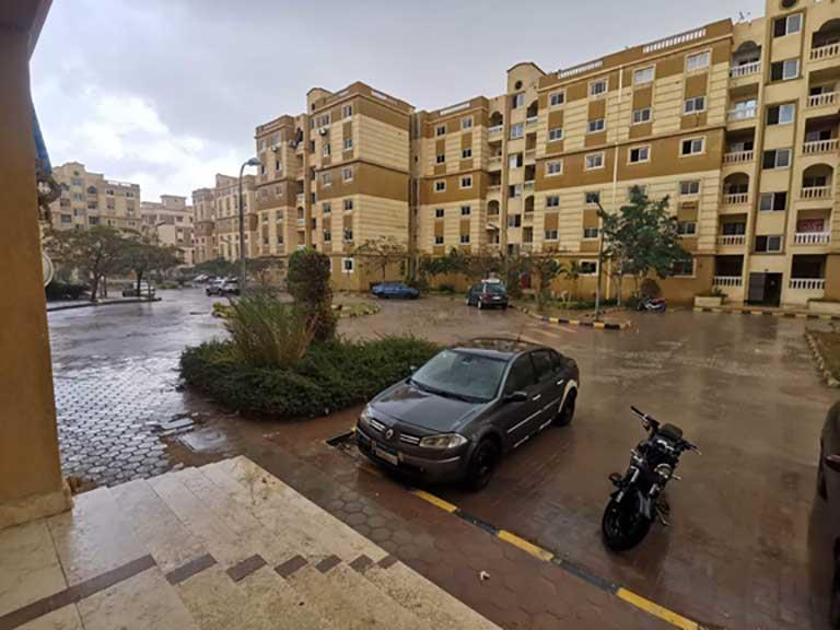 الأمطار في محافظة الجيزة
