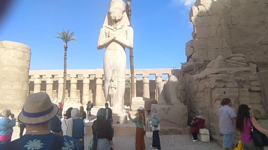 معبد الكرنك يستقبل أولى جولات ملتقى شباب أهل مصر