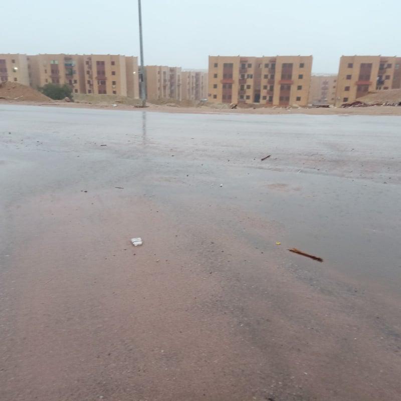 تساقط أمطار بمدينة طور سيناء