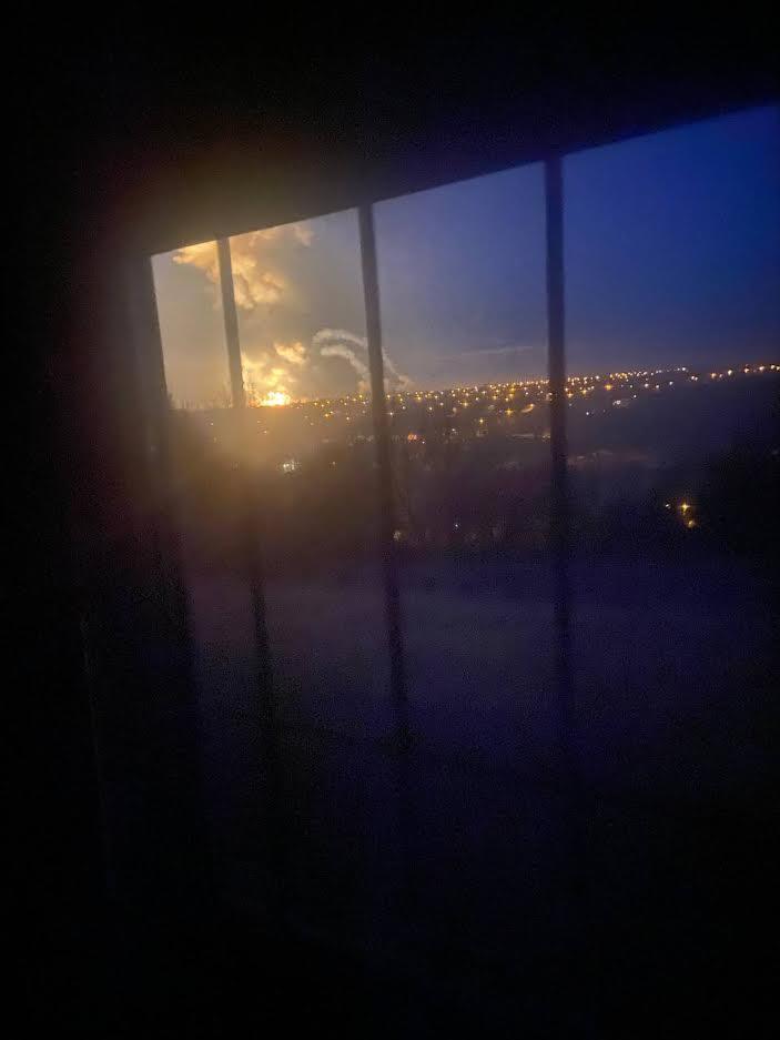  الانفجارات في مدن أوكرانيا