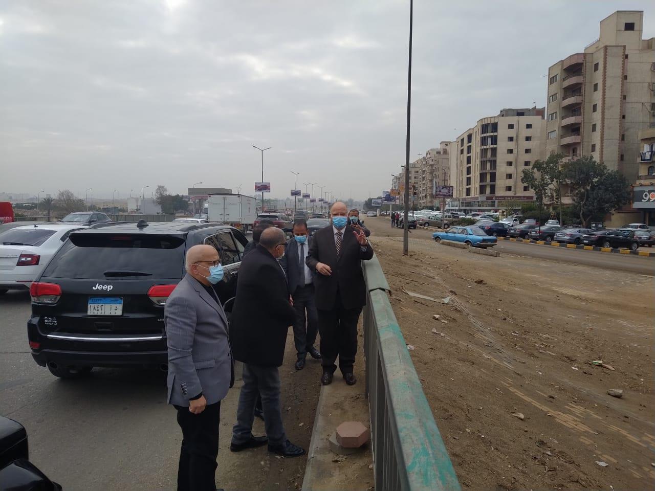 محافظ القاهرة يتابع أعمال توسعة نفق زهراء المعادي​