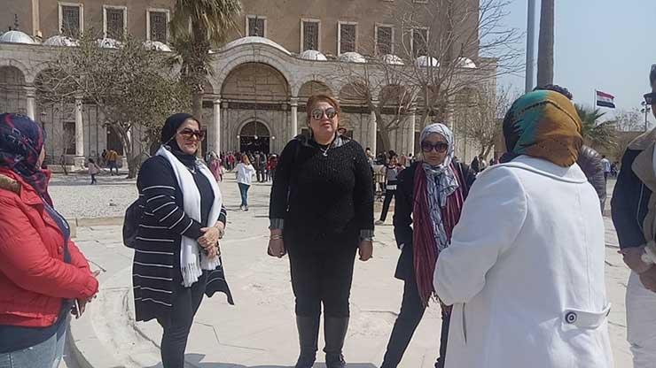 ​وفد من لجنة سياحة حماة وطن في زيارة لقلعة صلاح الدين الأيوبي