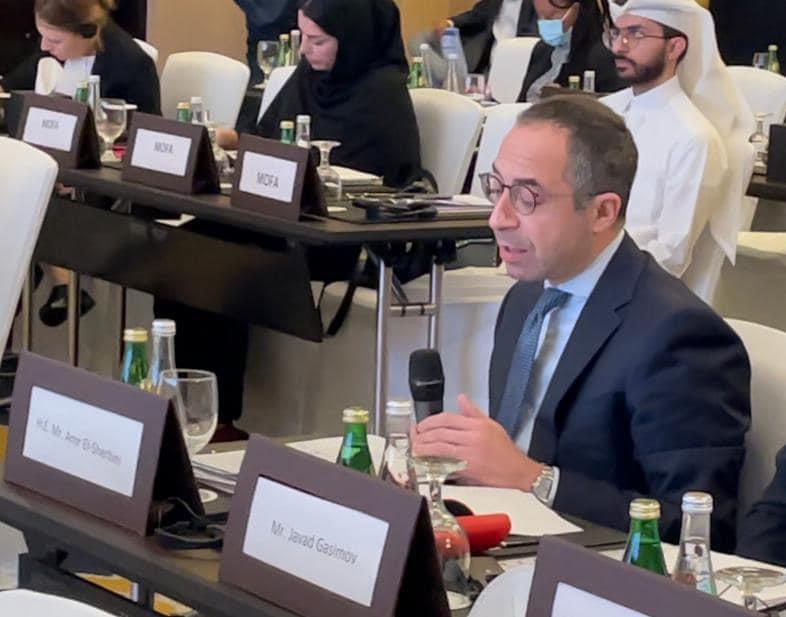 سفير مصر في الدوحة يترأس اجتماع مجموعة السفراء الأفارقة في قطر سفير مصر في الدوحة يترأس اجتماع مجموعة السفراء الأفارقة في قطر