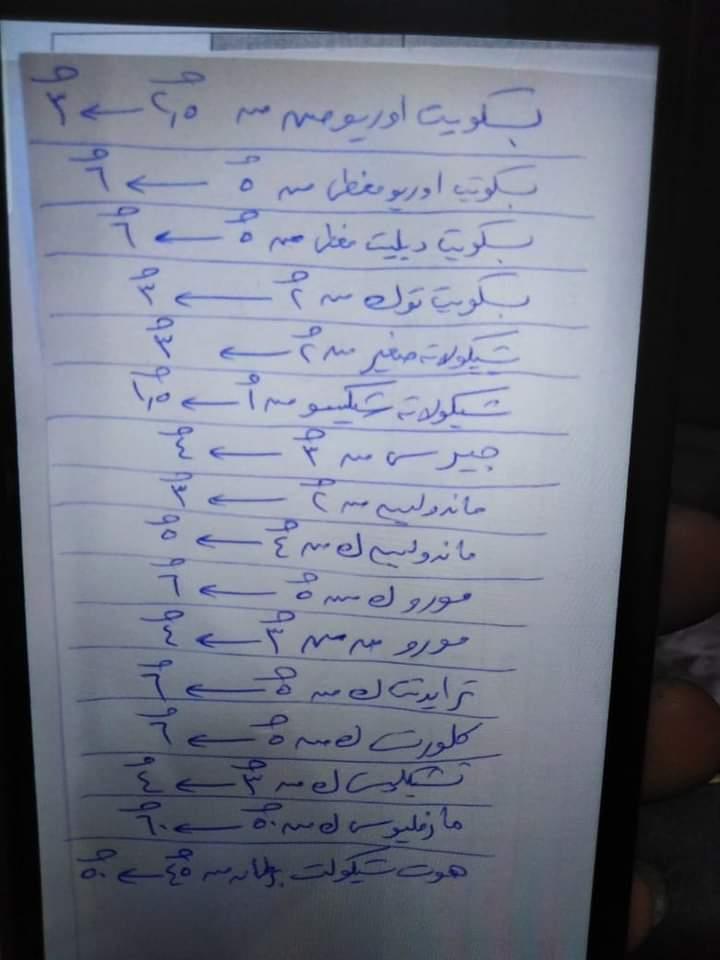 أسعار السلع الغذائية