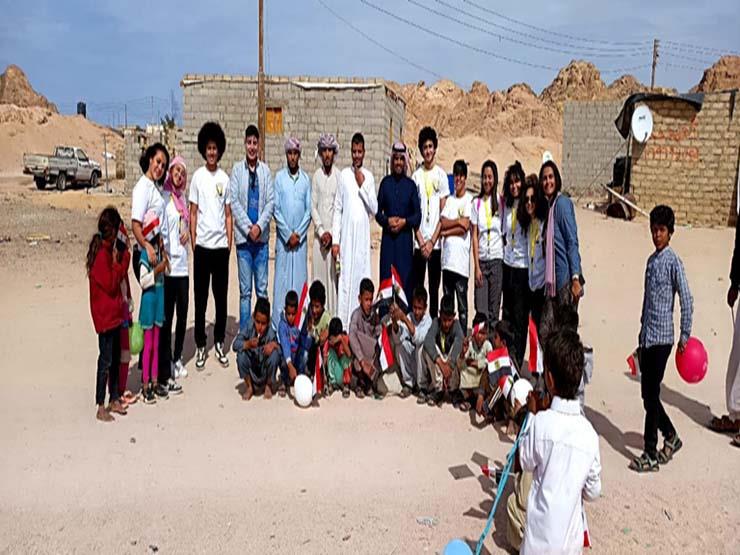 الاحتفال مع أطفال البدو  (2)
