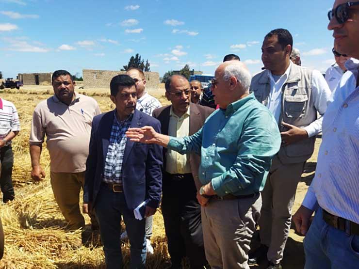 محافظ بورسعيد يقدم حافزًا إضافيًا لمزارعي القمح عن كل أردب
