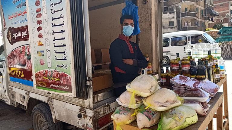 منفذ لبيع السلع الغذائية للمواطنين بالإسكندرية