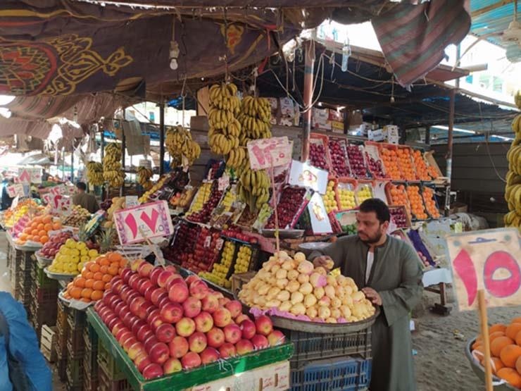 أسعار الخضروات والفاكهة اليوم في سوق العبور