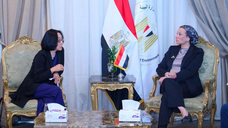 وزيرة البيئة تلتقي الممثل الخاص للأمين العام للأمم المتحدة للحد من مخاطر الكوارث وزيرة البيئة تلتقي الممثل الخاص للأمين العام للأمم المتحدة للحد من مخاطر الكوارث