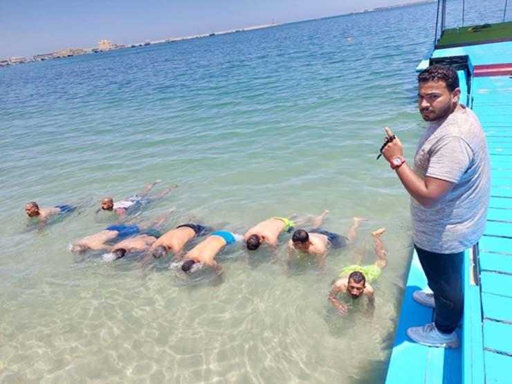 تدريب منقذي شواطئ الإسكندرية 