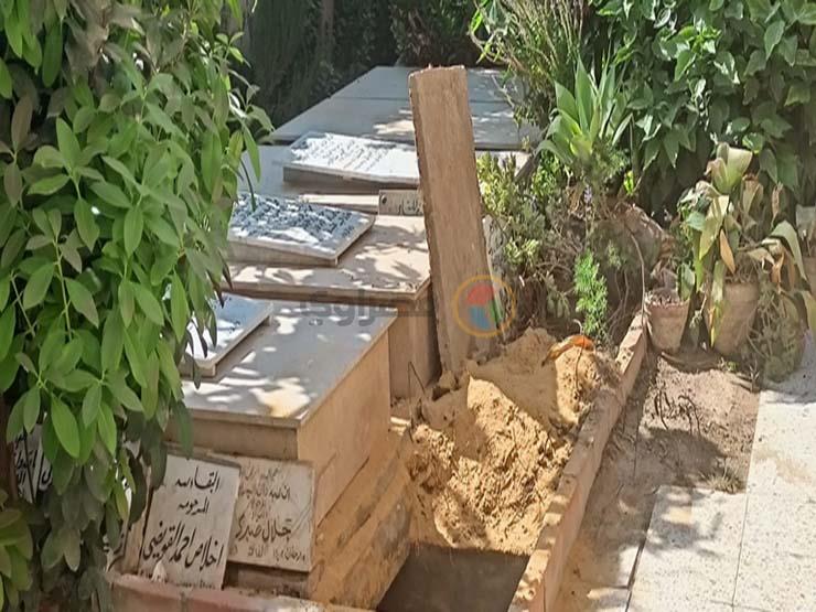 مقبرة الفنان الراحل سمير صبري بالإسكندرية (1)