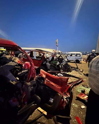 حادث مروع في وادي القمر