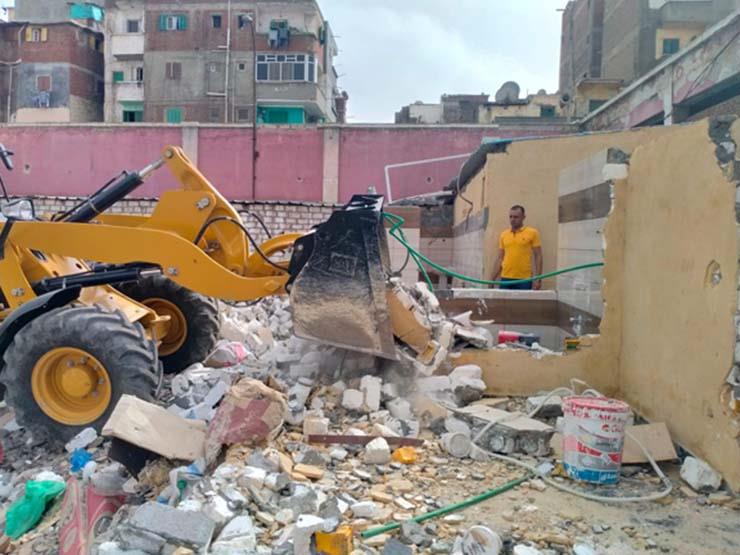 إزالة مخالفات البناء في الإسكندرية (1)