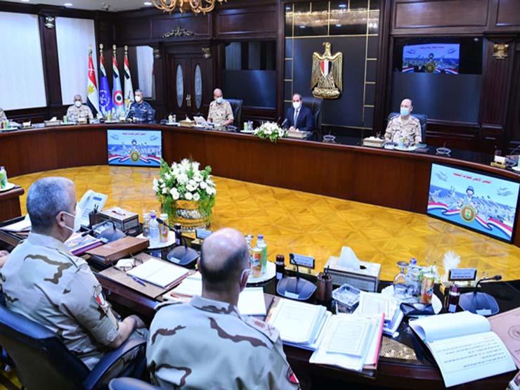 اجتماع المجلس الأعلى للقوات المسلحة بحضور السيسي