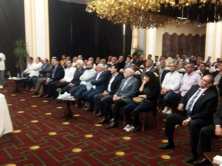 حضور رئيس الزمالك الأسبق وزير الرياضة في حفل تأبين الدكتور حسني غندر ببورسعيد