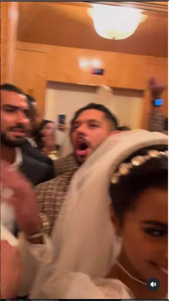 محمد الشرنوبي في حفل زفاف مكاوي