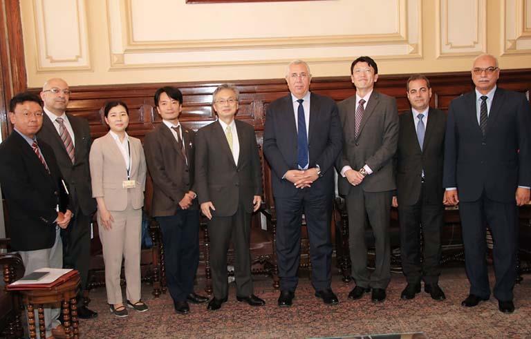 السيد القصير وزير الزراعة يستقبل السفير الياباني الجديد لبحث آفاق التعاون المشترك 