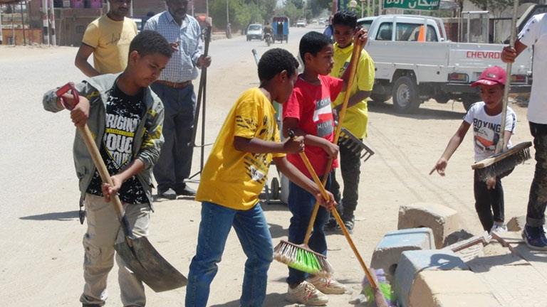 تدشين مبادرة مدينتي نظيفة بالرديسية 