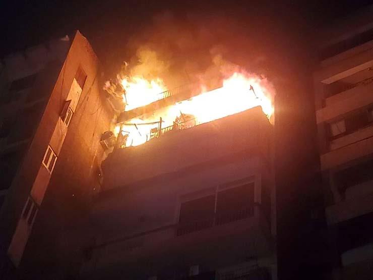 اندلاع حريق داخل شقة بالمريوطية فيصل