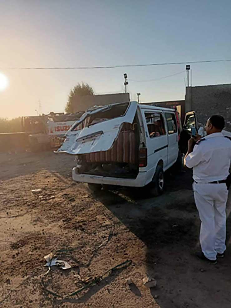 حادث تصادم بطريق الإسكندرية الصحراوي