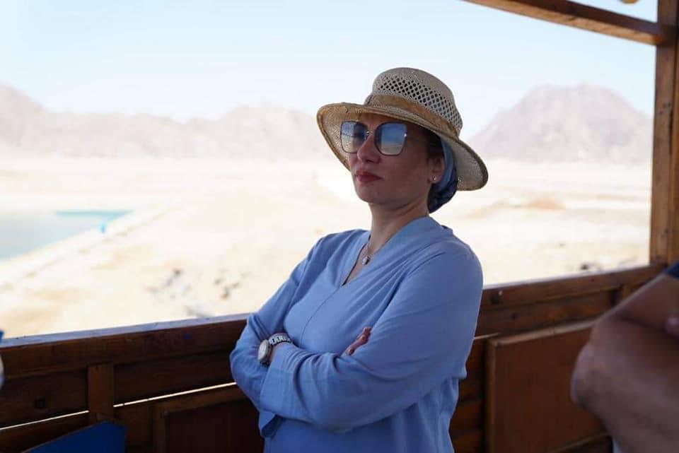 وزيرة البيئة تتابع أعمال تطوير بحيرات الأكسدة بشرم الشيخ 