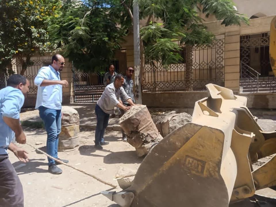 رفع 3 آلاف حالة إشغال بحدائق الأهرام 