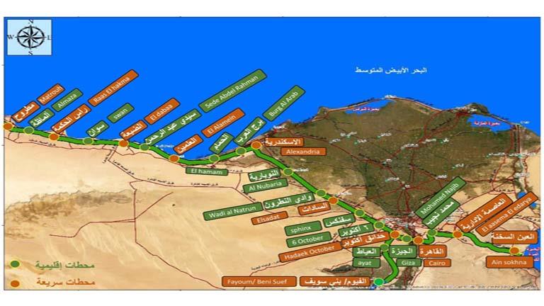 محطات القطار الكهربائي السريع