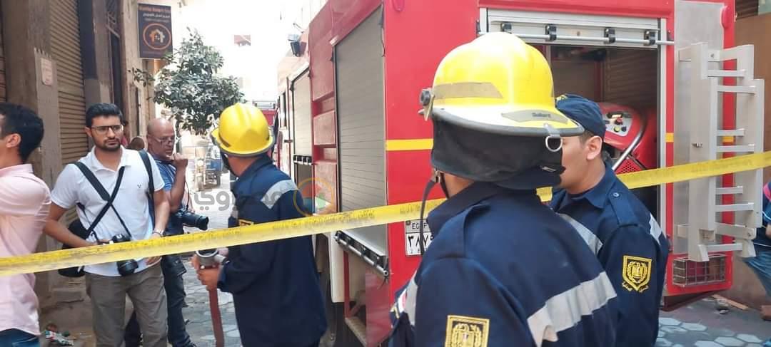 بطولات رجال الإطفاء في حريق كنيسة المنيرة