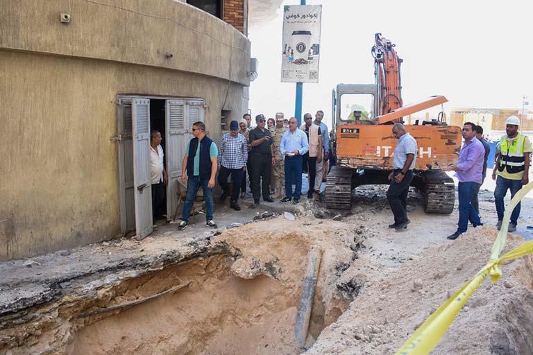 مشروعات إدارة مياه الأمطار في الإسكندرية 