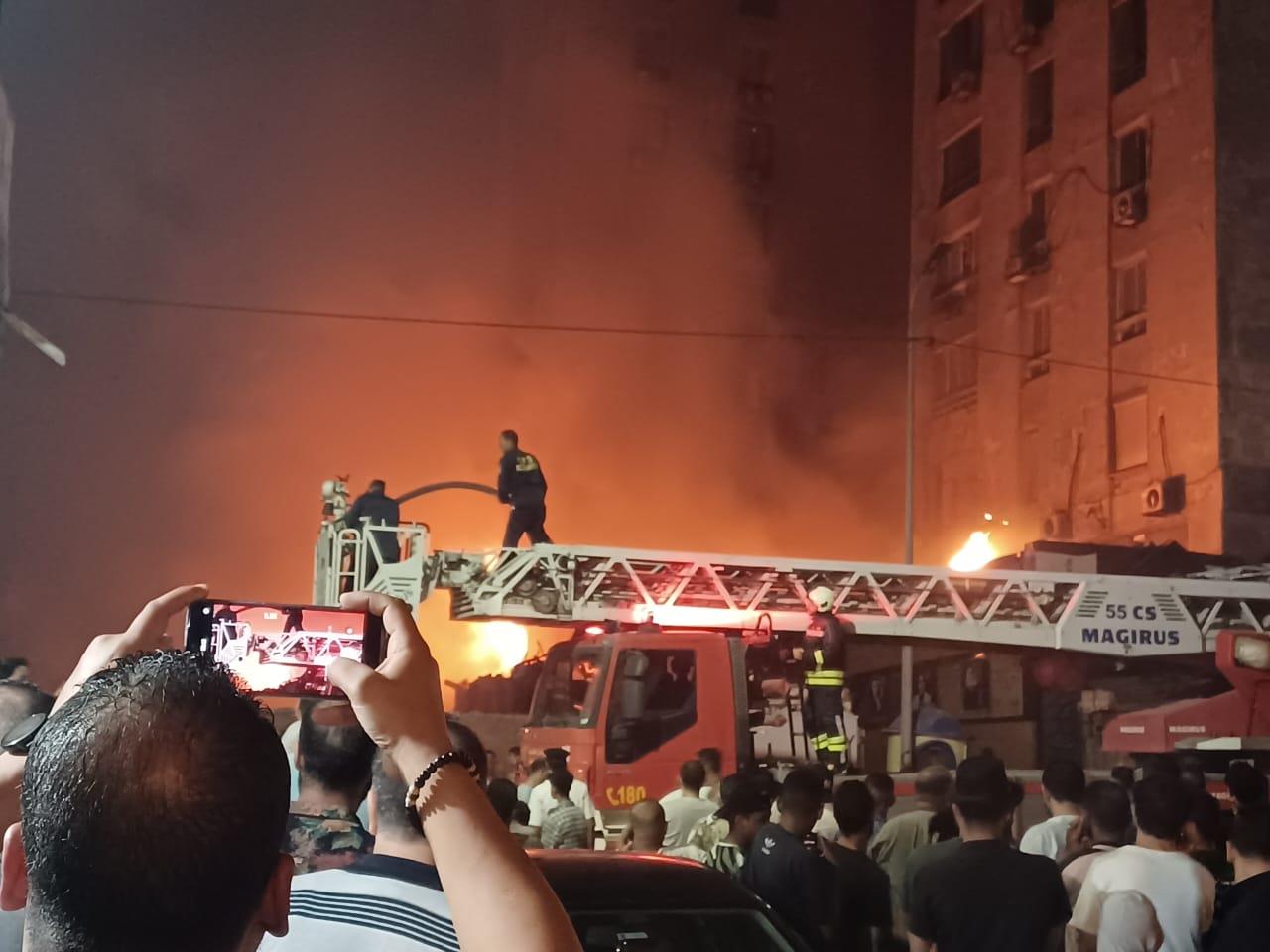 حريق هائل بملهى ليلي بالإسكندرية 
