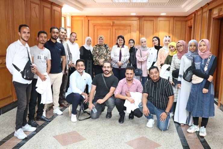 جامعة المنوفية تستقبل وفدًا من الطلاب العرب