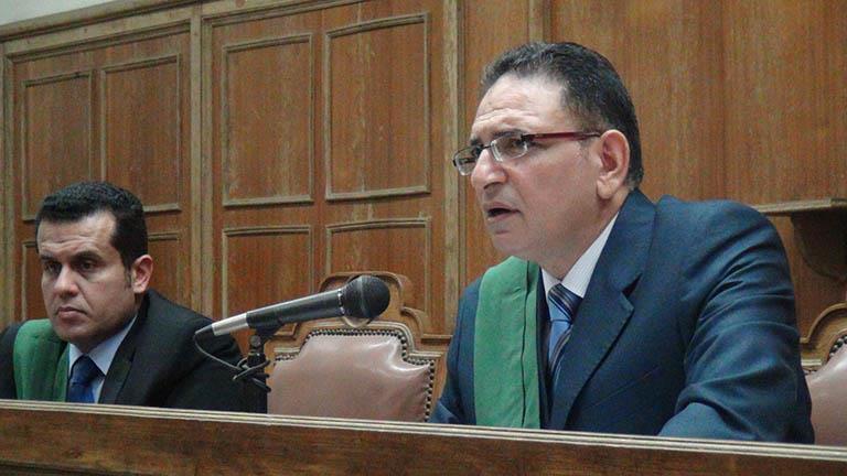 المستشار ضياء الدين محمد أبو الوفا رئيس المحكمة