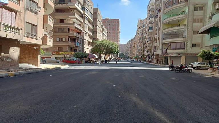 الجيزة بدء أعمال تطوير ورصف شوارع بالعمرانية وحي شمال الجيزة