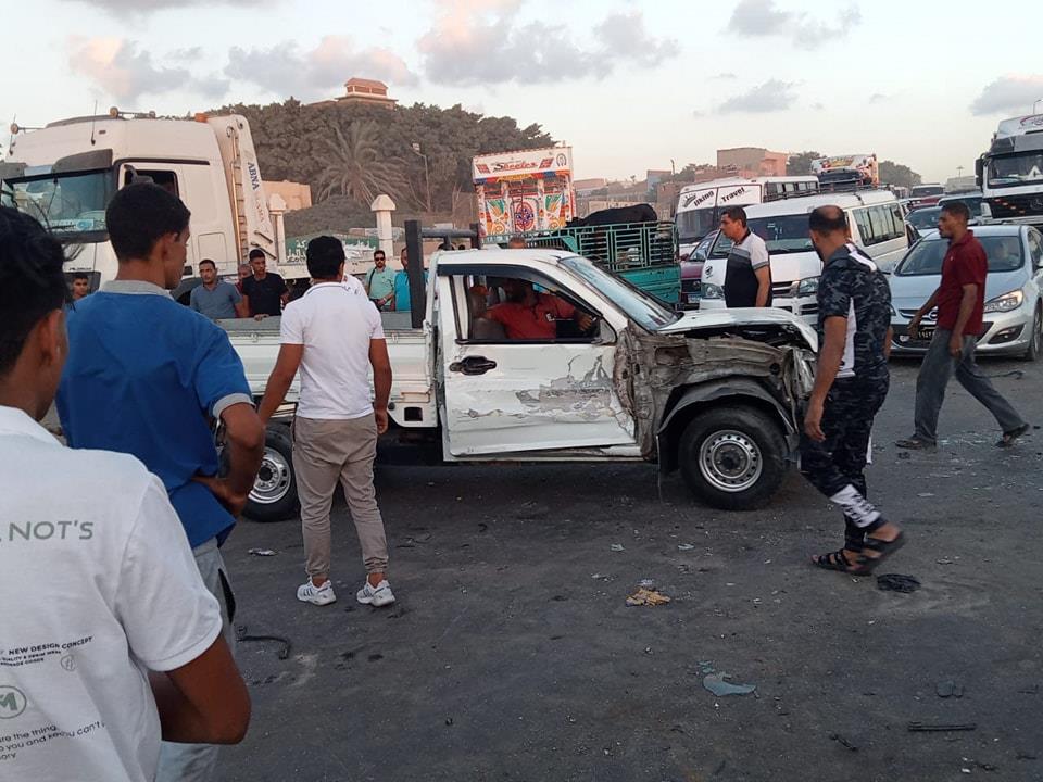 حادث مروع بطريق العجمي في الإسكندرية (2)