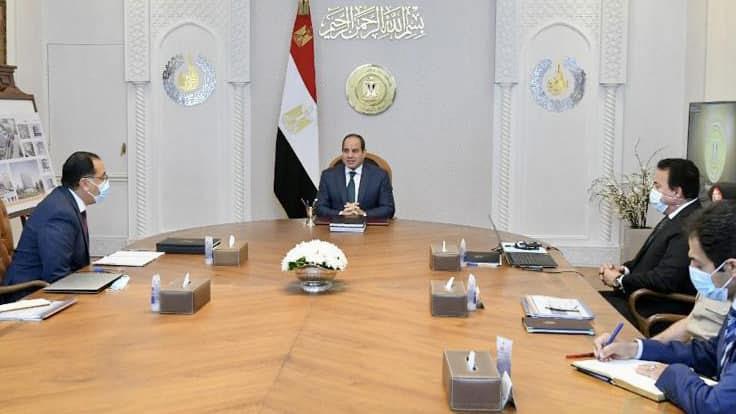 السيسي يستعرض خطوات تنفيذ المدينة الطبية بمعهد ناصر وتطوير مستشفى أم المصريين الجديد السيسي يستعرض خطوات تنفيذ المدينة الطبية بمعهد ناصر وتطوير مستشفى أم المصريين الجديد